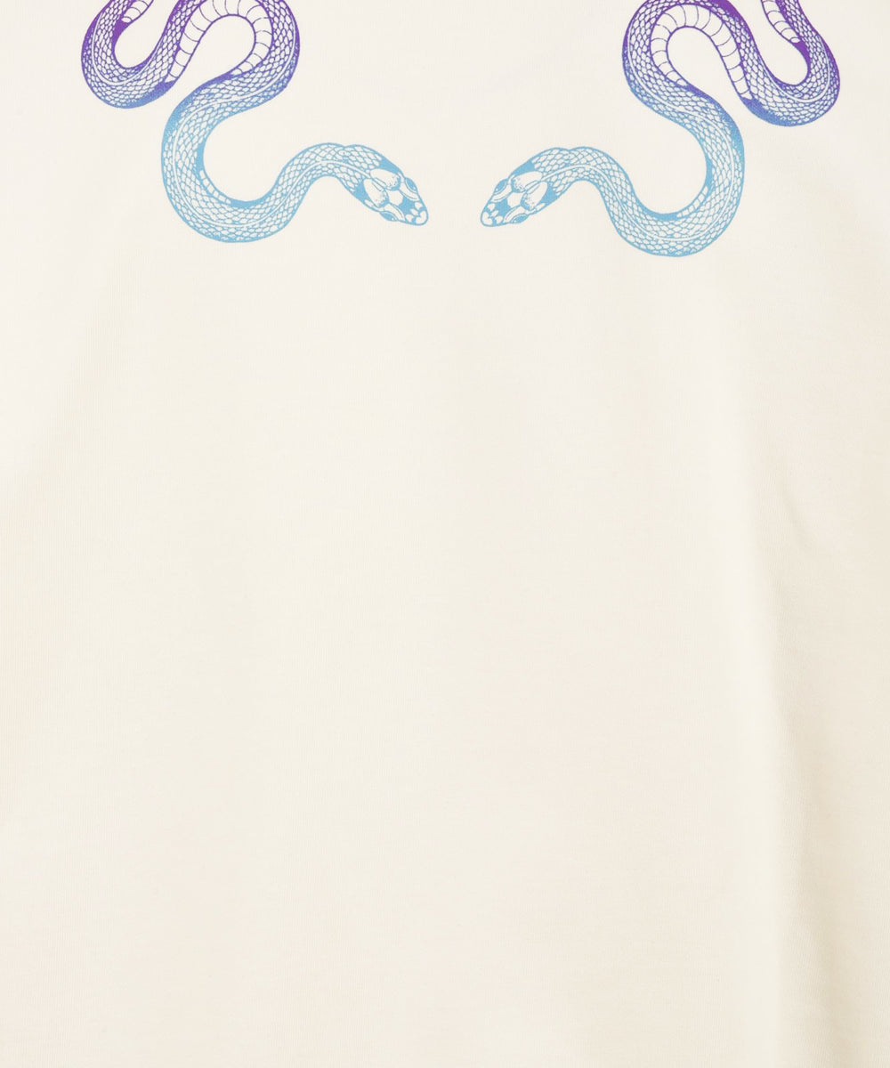 Felpa snake print PHOBIA Uomo - Bianco