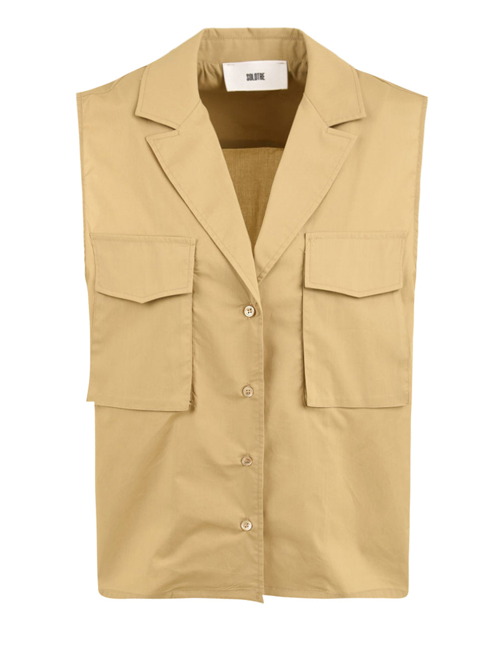 Top SOLOTRE Donna - Beige