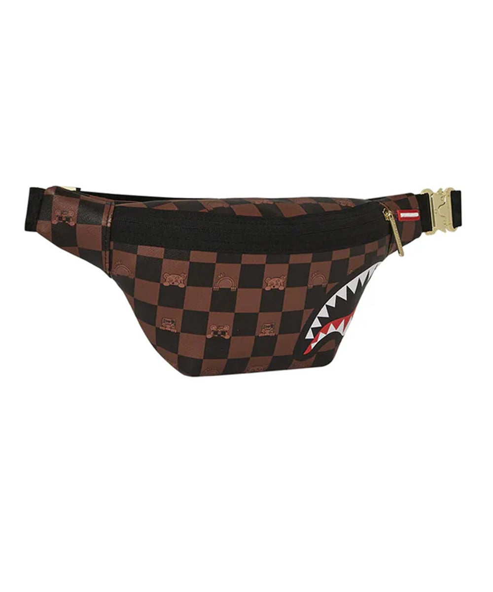 Marsupio Peeking Character Check SPRAYGROUND Unisex - Marrone
