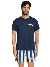T-shirt stampa Capri 4GIVENESS Uomo - Blue