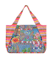 Borsa Camogli denim mexican 4GIVENESS Donna - Multicolore