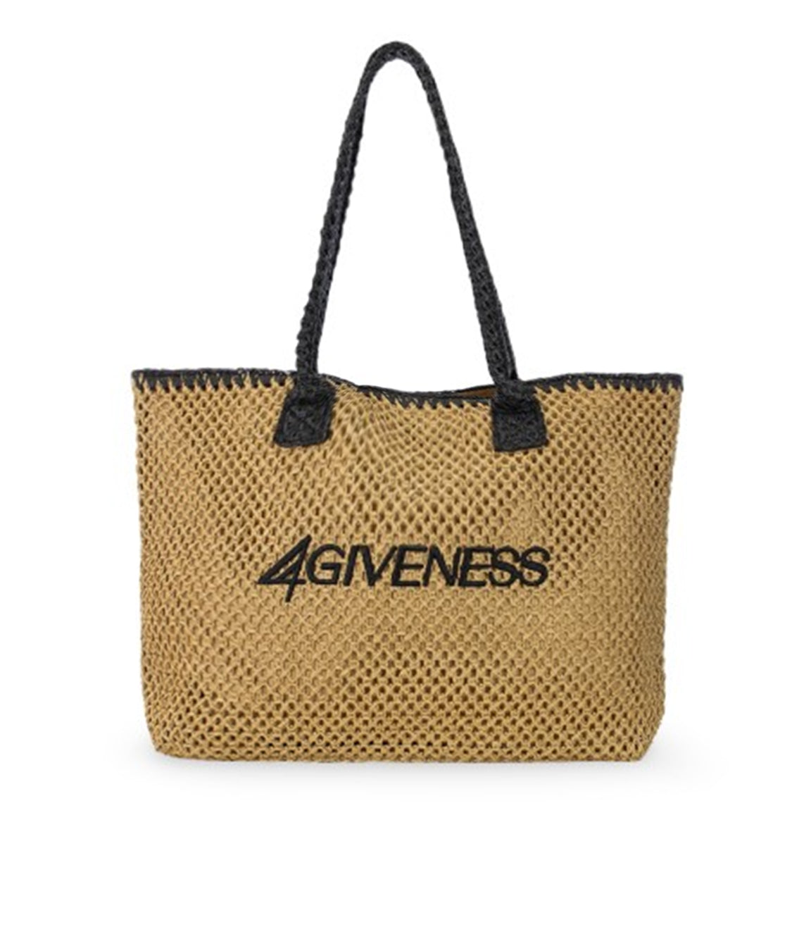 Borsa cartapaglia ricamo 4GIVENESS 4GIVENESS Donna - Nero