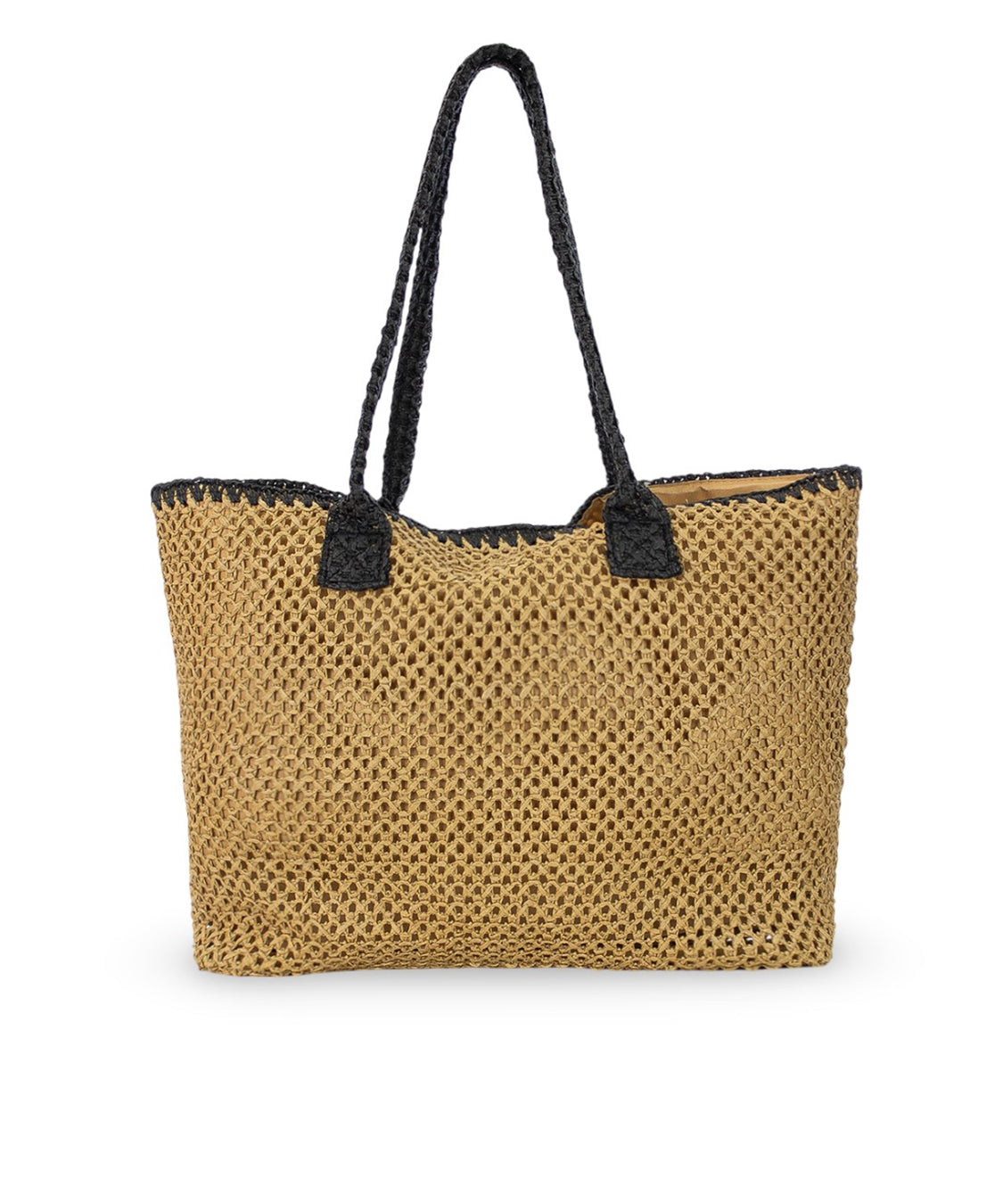 Borsa cartapaglia ricamo 4GIVENESS 4GIVENESS Donna - Nero