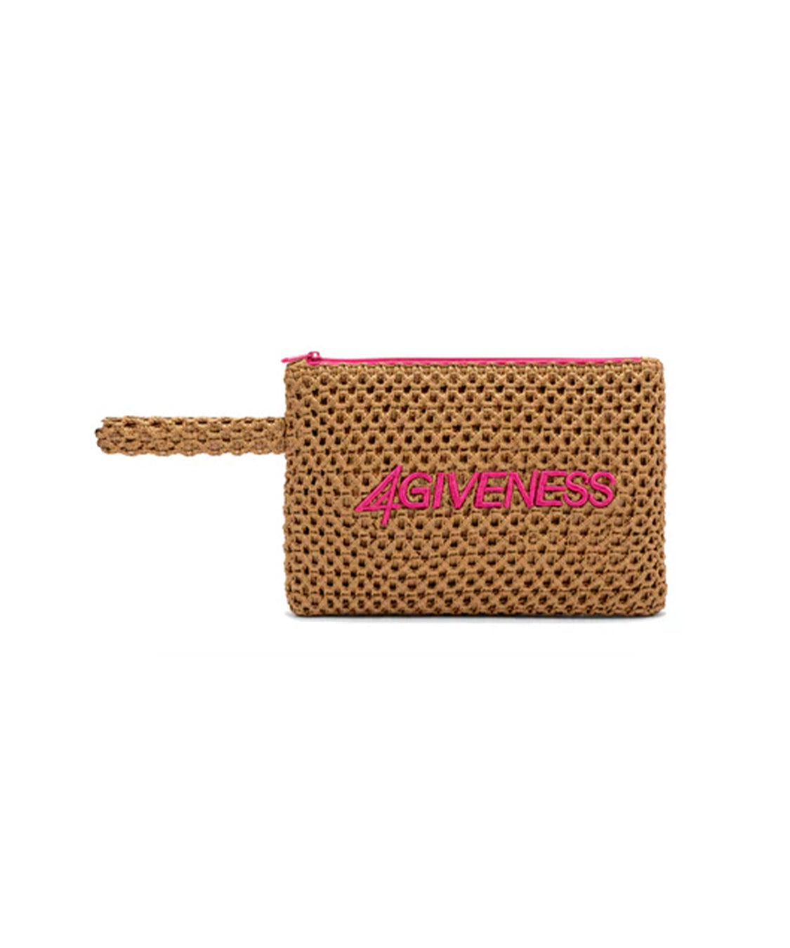 Pochette cartapaglia ricamo 4GIVENESS 4GIVENESS Donna - Rosa