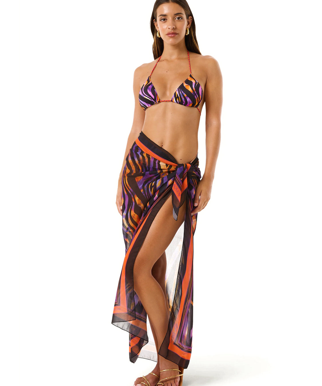 Pareo hypnotic zebra 4GIVENESS Donna - Multicolore