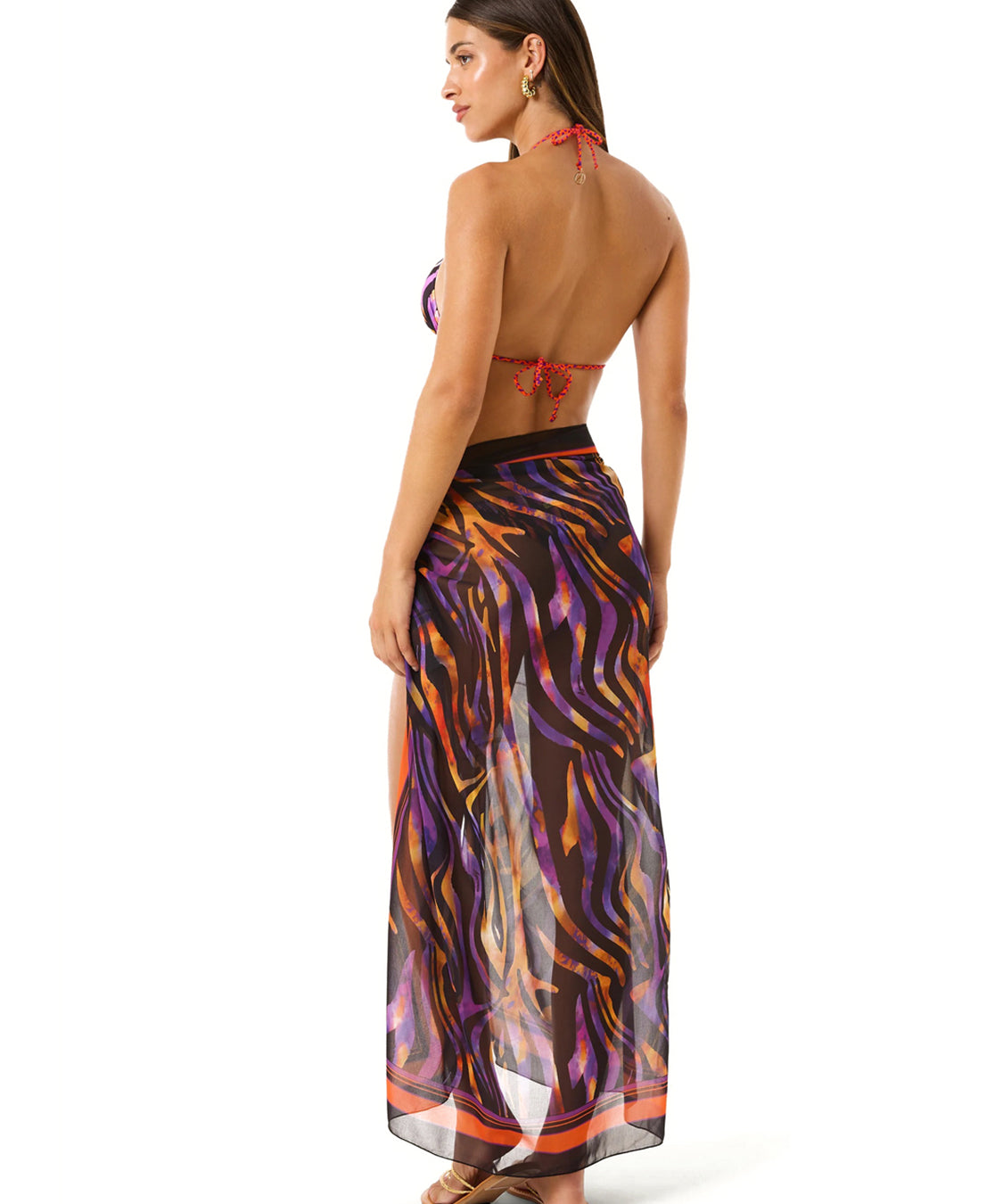 Pareo hypnotic zebra 4GIVENESS Donna - Multicolore