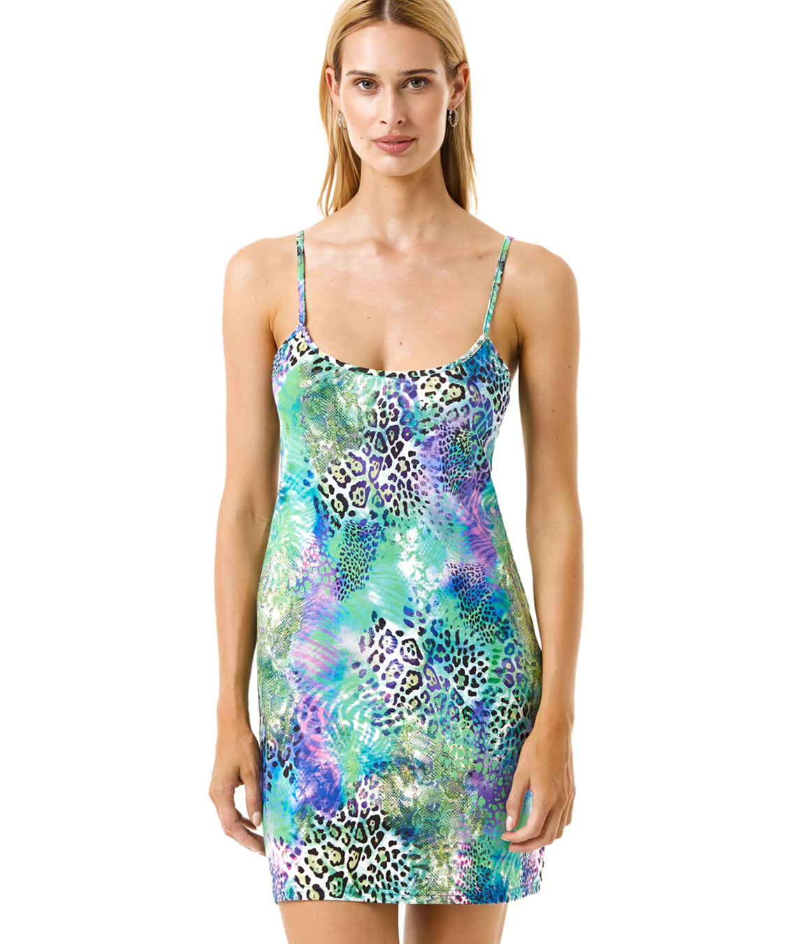 Abito corto patch animalier 4GIVENESS Donna - Multicolore