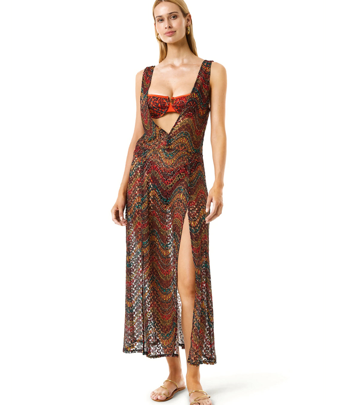 Abito lungo Kenya 4GIVENESS Donna - Multicolore