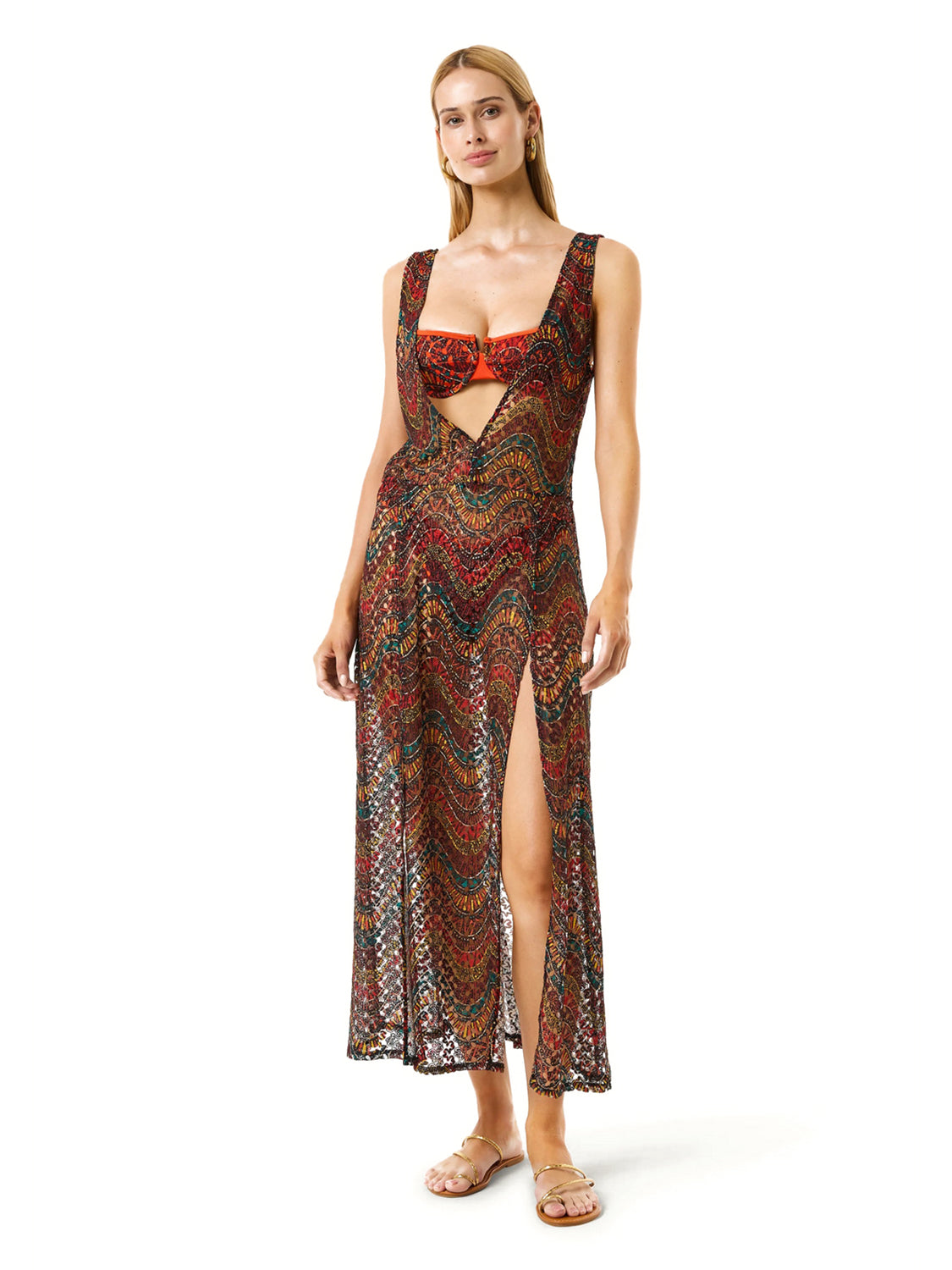 Abito lungo Kenya 4GIVENESS Donna - Multicolore