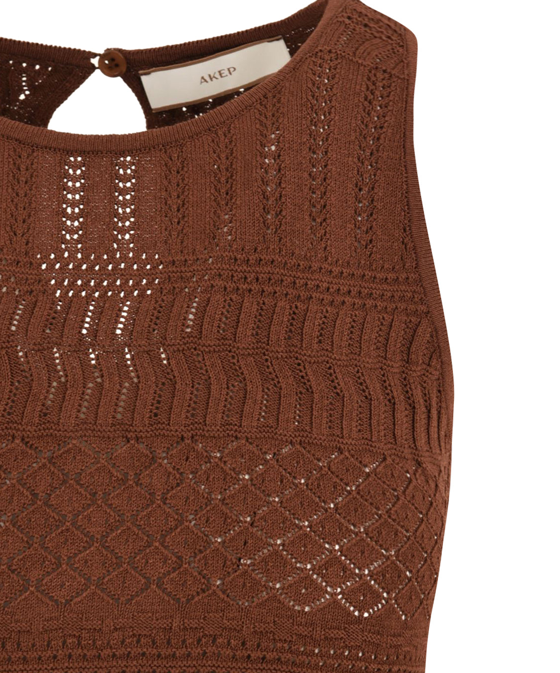 Top lace AKEP Donna - Marrone