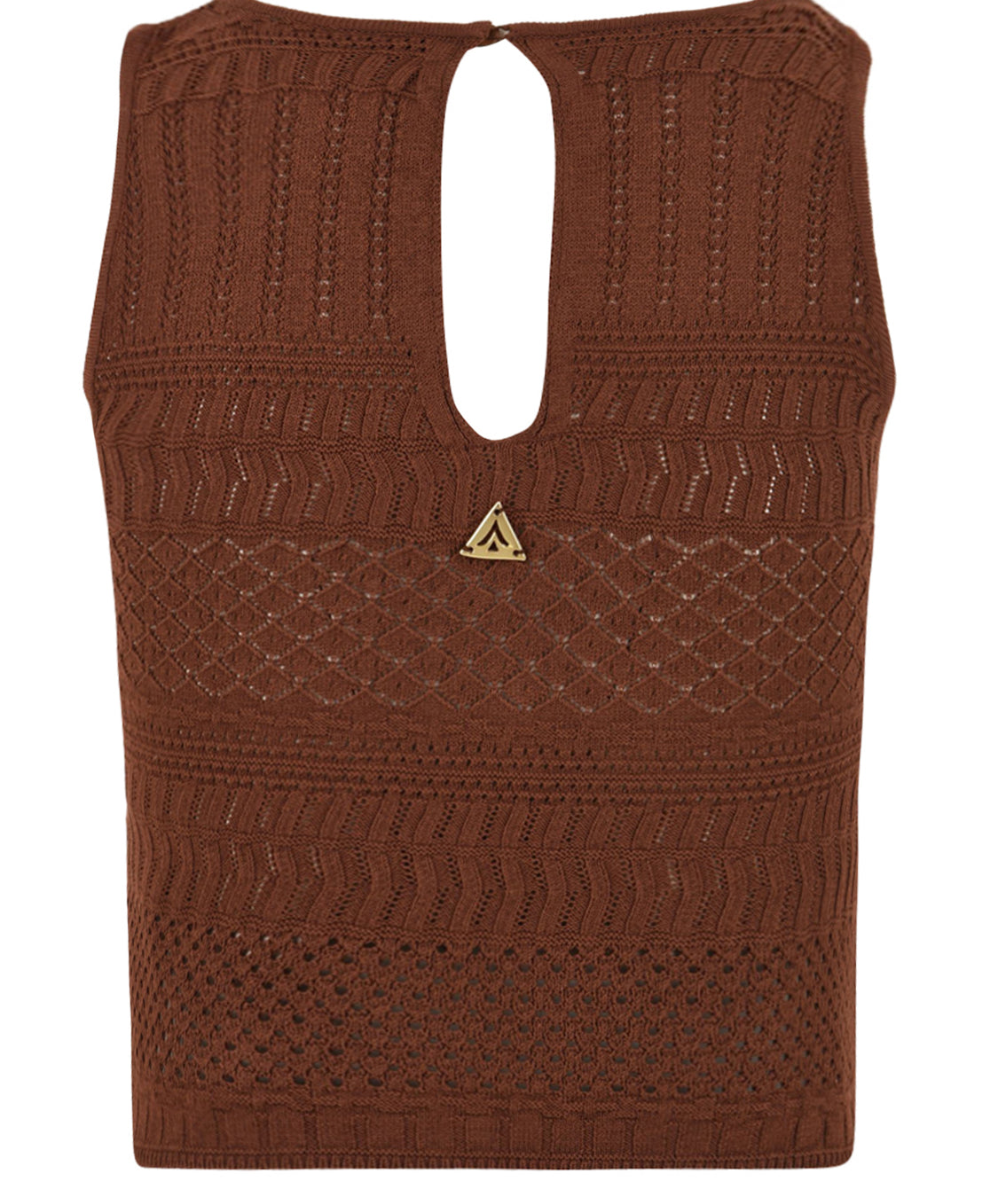 Top lace AKEP Donna - Marrone
