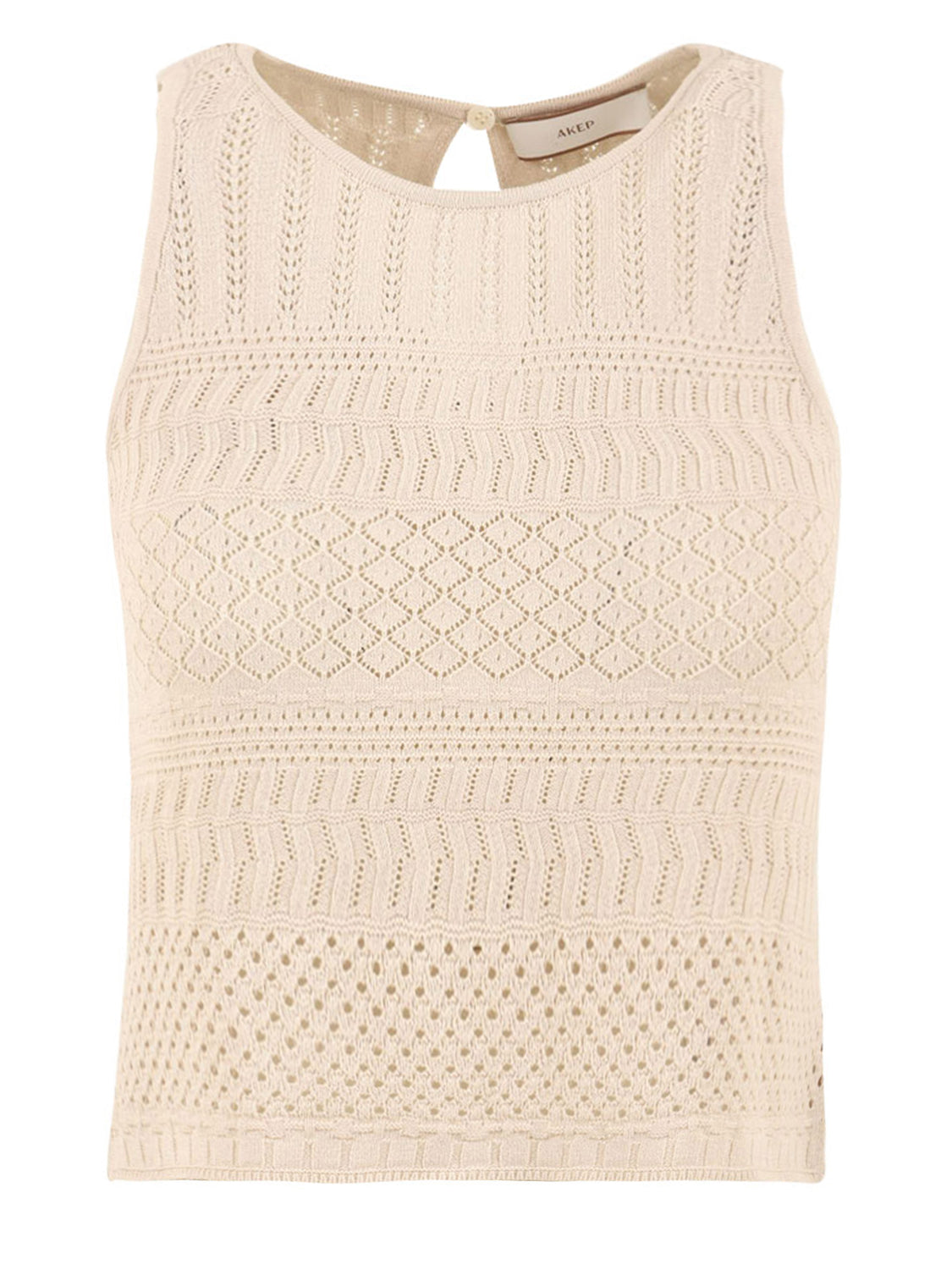 Top lace AKEP Donna - Bianco