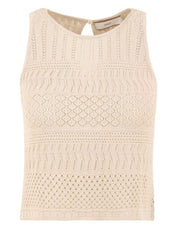 Top lace AKEP Donna - Bianco