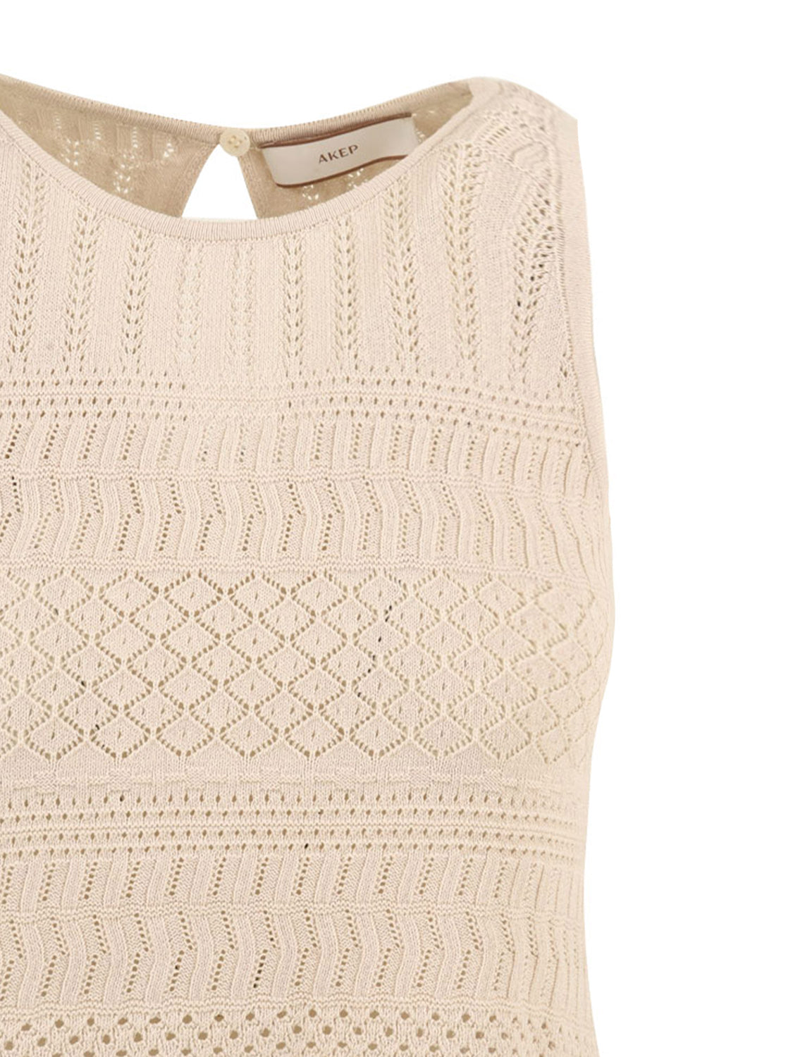 Top lace AKEP Donna - Bianco
