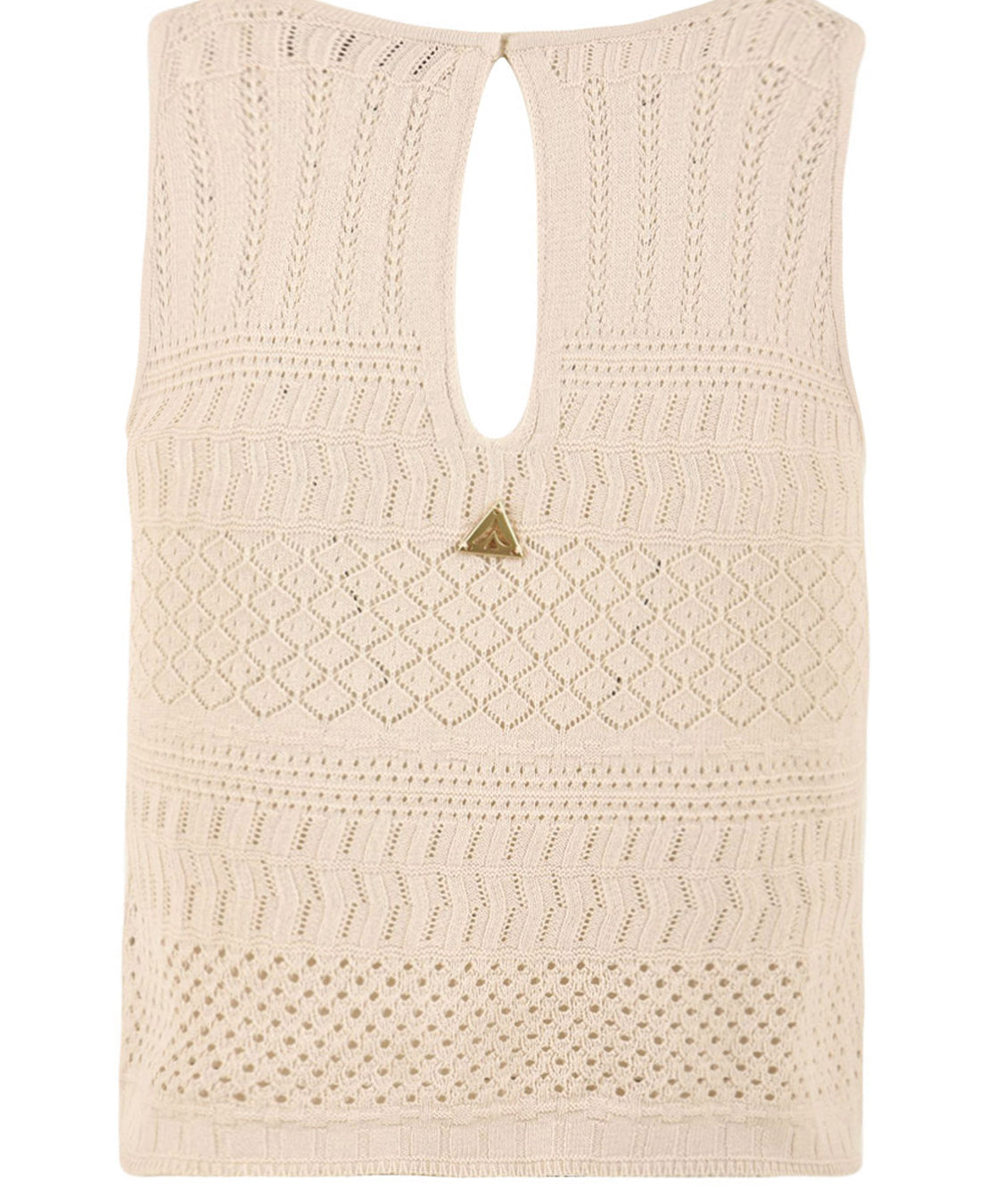 Top lace AKEP Donna - Bianco
