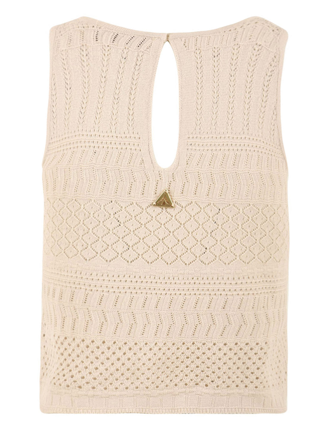 Top lace AKEP Donna - Bianco