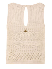 Top lace AKEP Donna - Bianco