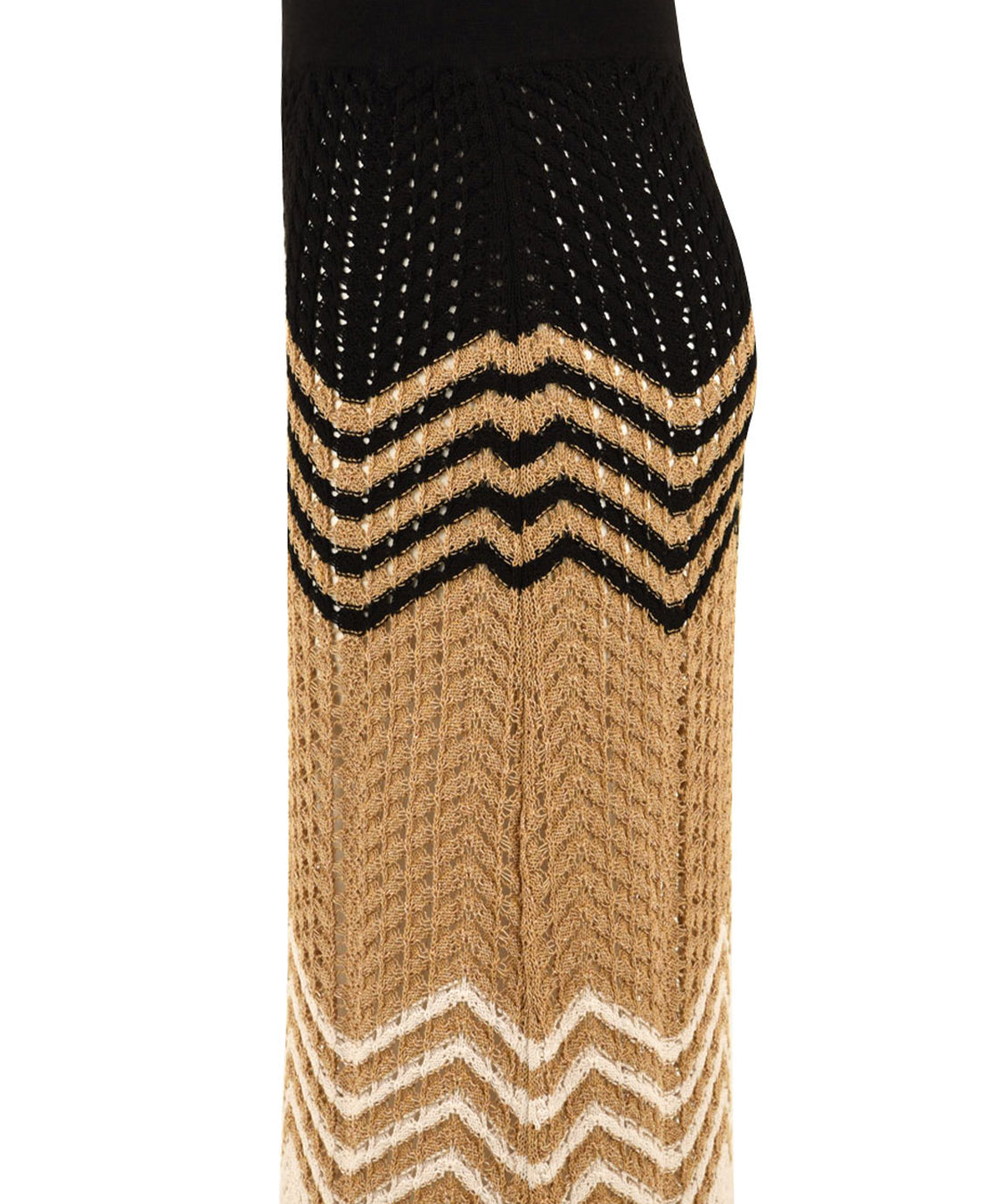 Gonna lunga chevron AKEP Donna - Naturale