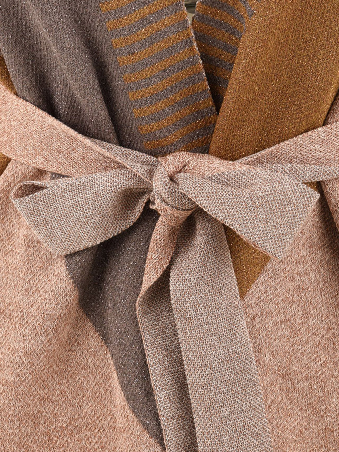 Cardigan jacquard waves AKEP Donna - Multicolore