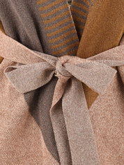 Cardigan jacquard waves AKEP Donna - Multicolore