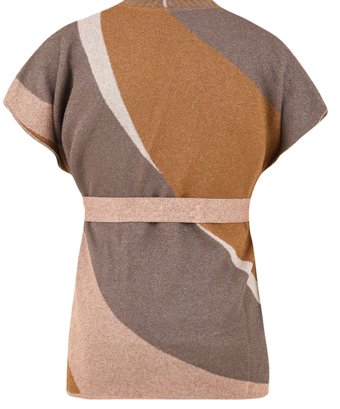Cardigan jacquard waves AKEP Donna - Multicolore