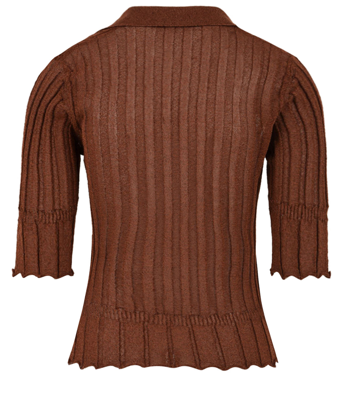 Polo lurex AKEP Donna - Marrone