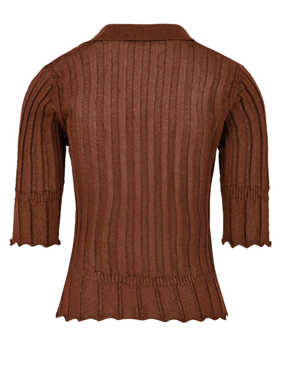 Polo lurex AKEP Donna - Marrone