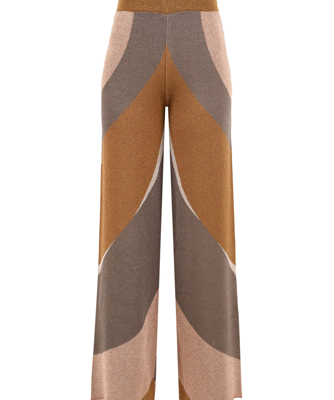 Pantalone jacquard waves AKEP Donna - Multicolore