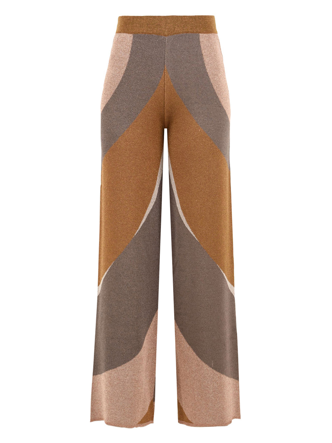Pantalone jacquard waves AKEP Donna - Multicolore