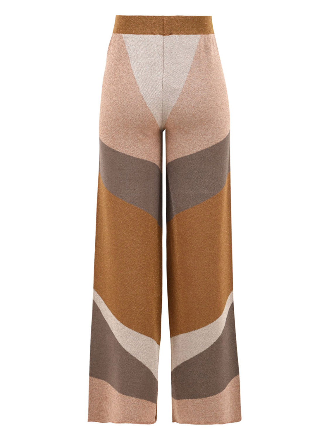 Pantalone jacquard waves AKEP Donna - Multicolore