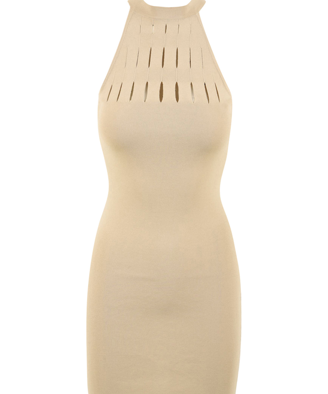 Abito corto cut design AKEP Donna - Beige