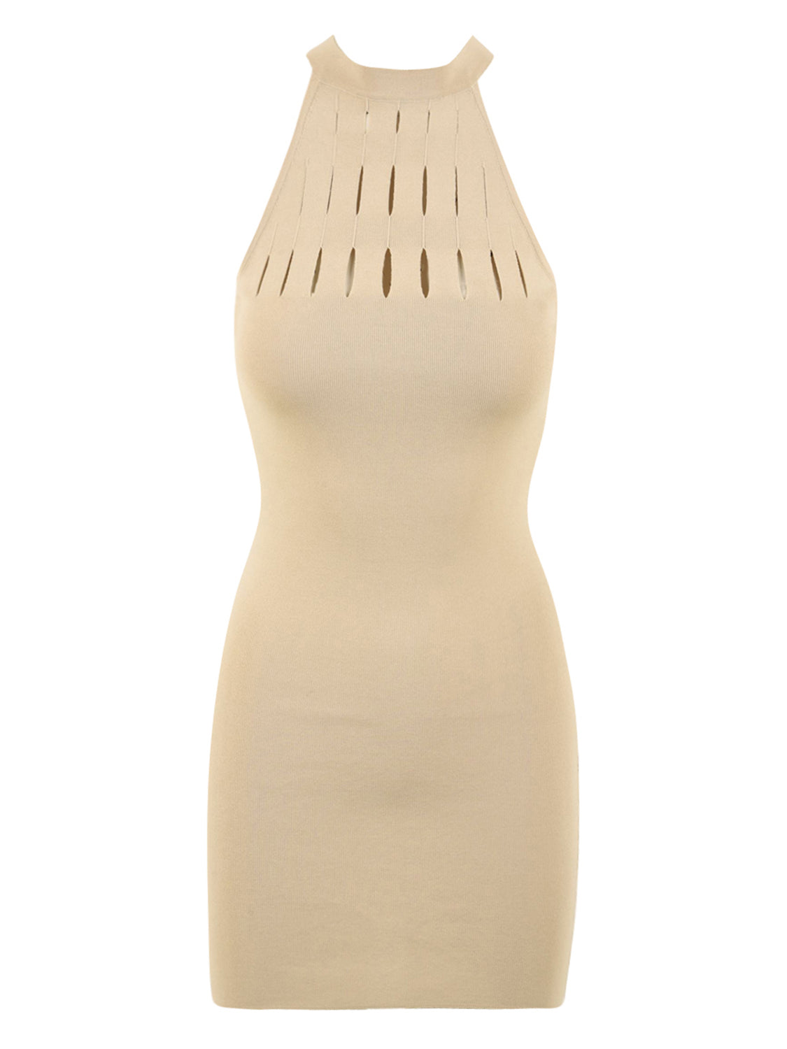 Abito corto cut design AKEP Donna - Beige