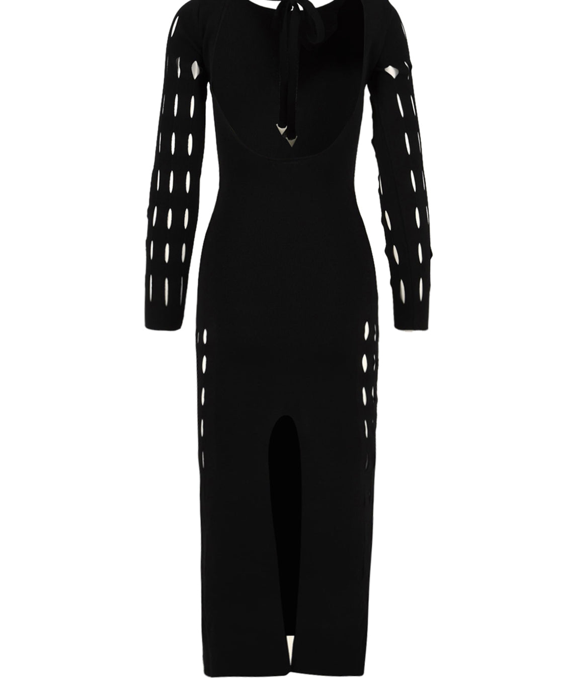 Abito lungo cut design AKEP Donna - Nero