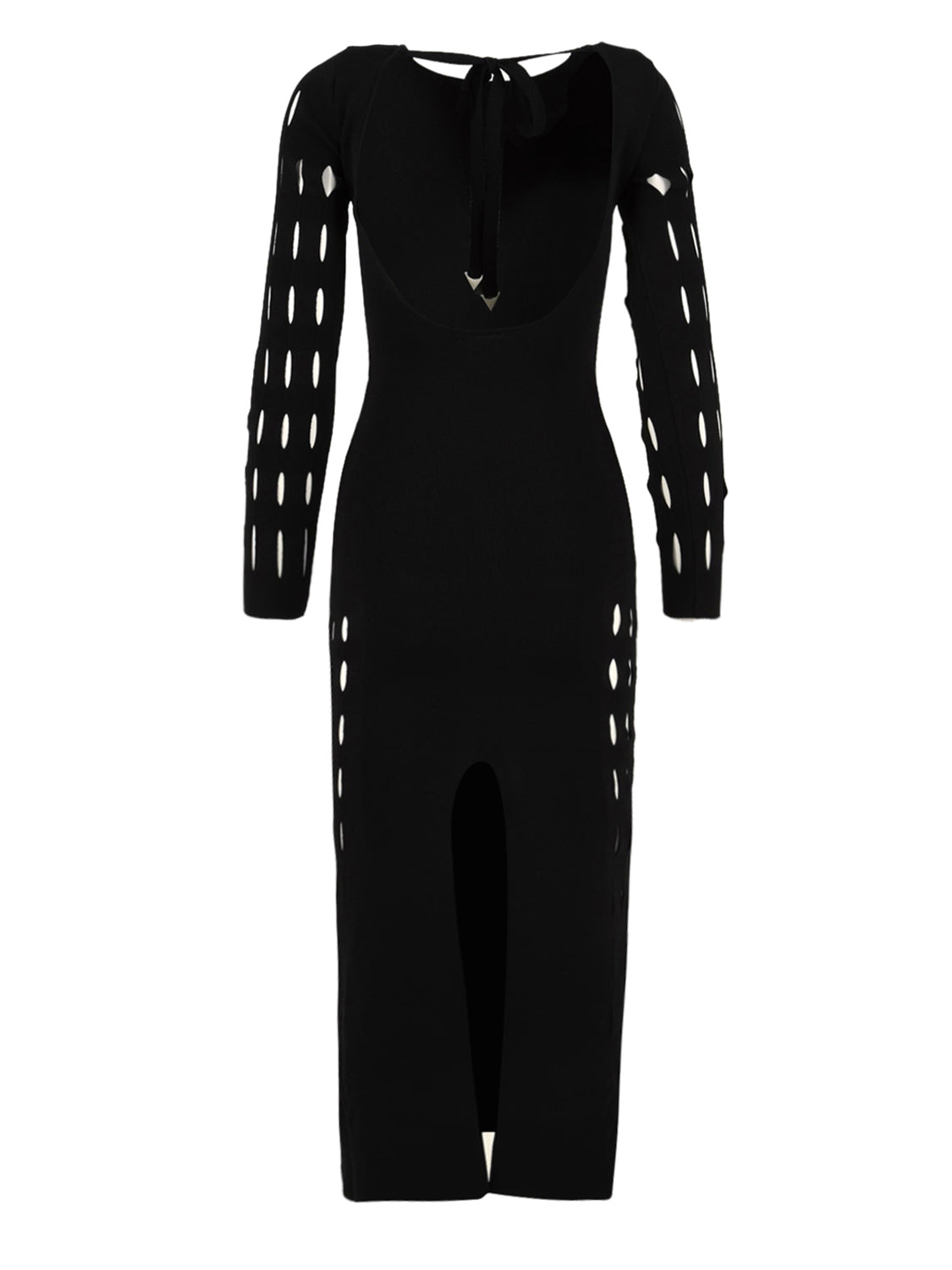 Abito lungo cut design AKEP Donna - Nero