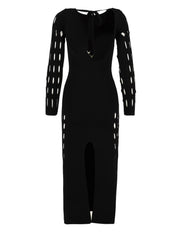 Abito lungo cut design AKEP Donna - Nero