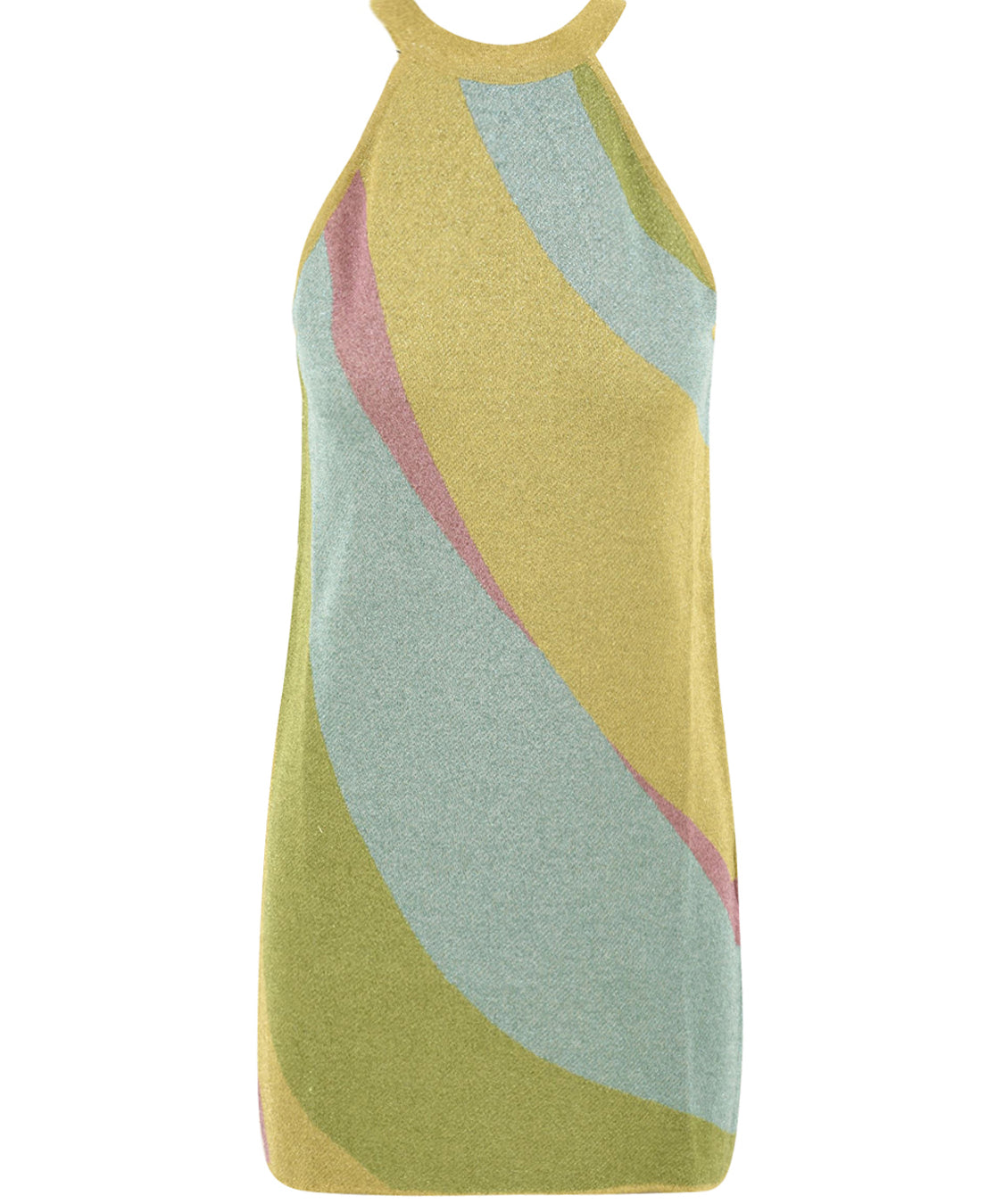 Abito corto jacquard waves AKEP Donna - Multicolore