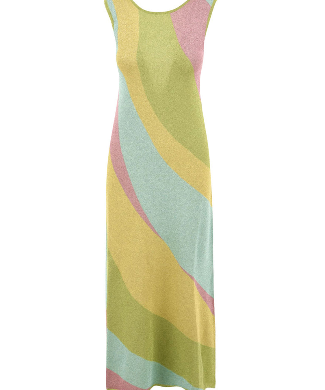 Abito lungo jacquard waves AKEP Donna - Multicolore