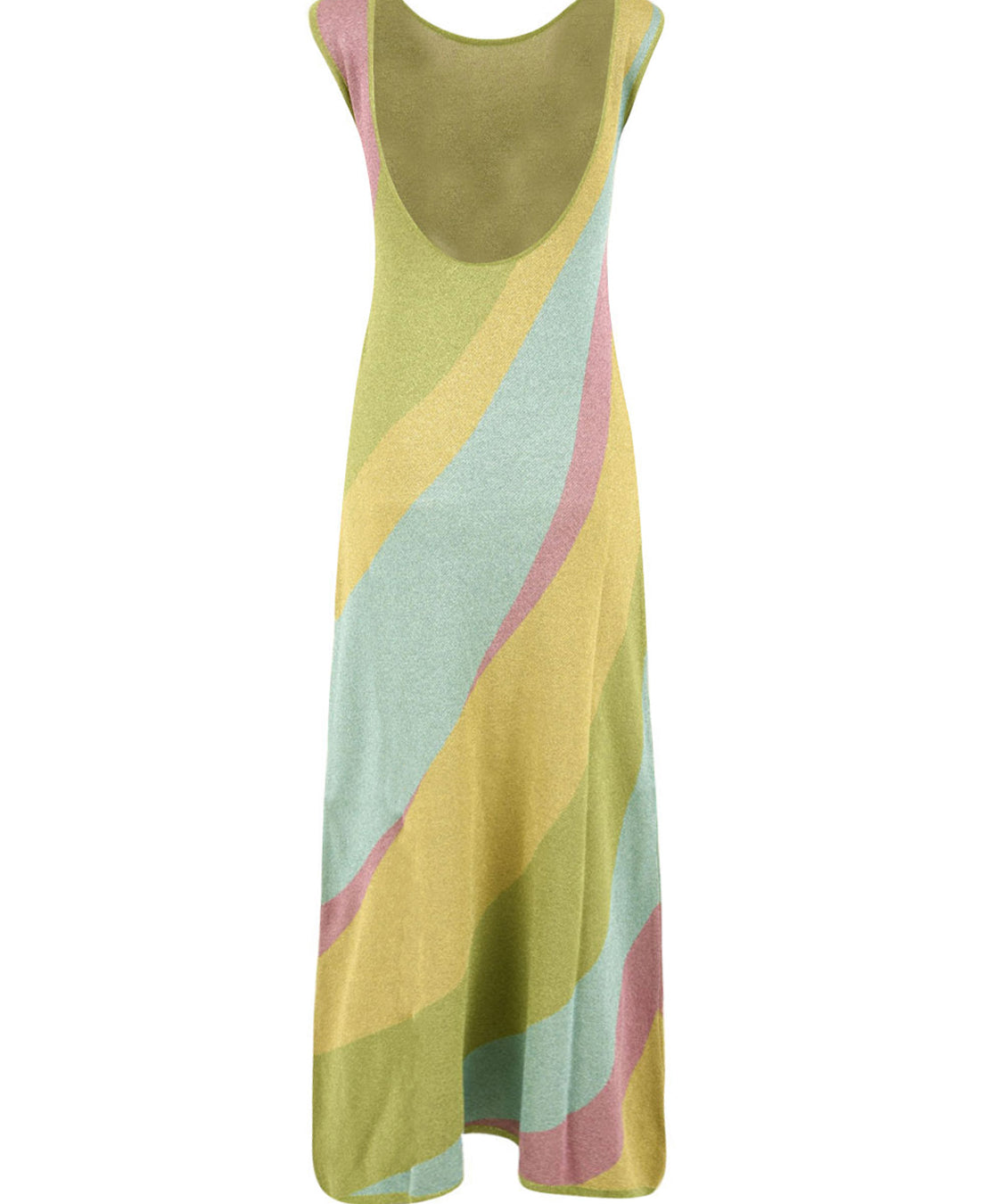 Abito lungo jacquard waves AKEP Donna - Multicolore