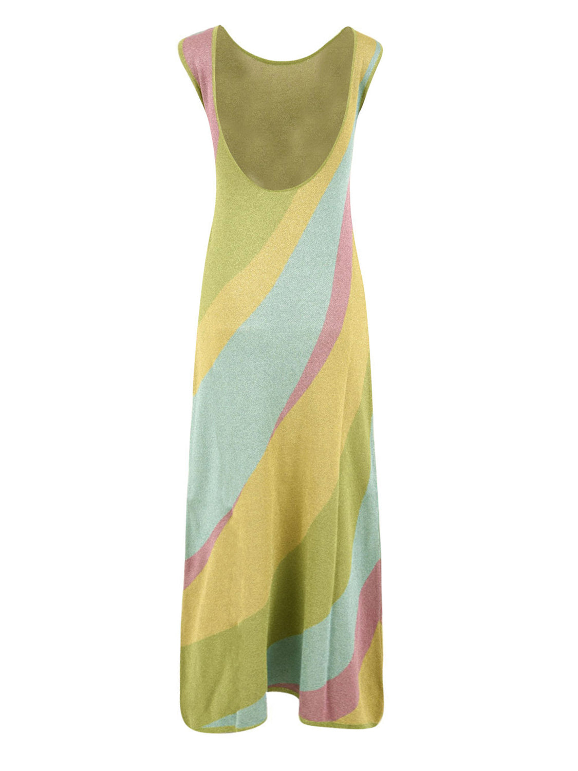 Abito lungo jacquard waves AKEP Donna - Multicolore
