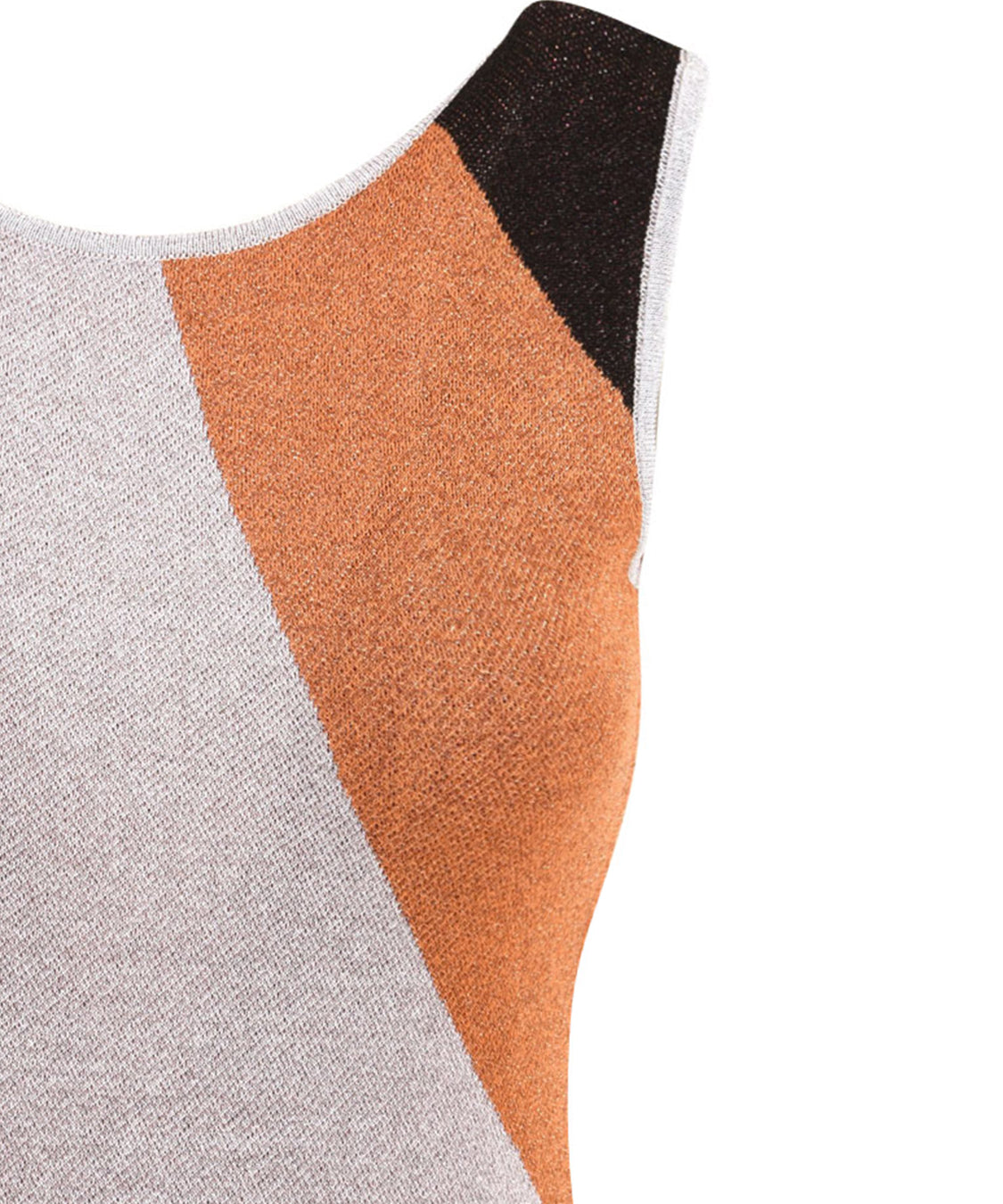 Abito lungo jacquard waves AKEP Donna - Multicolore