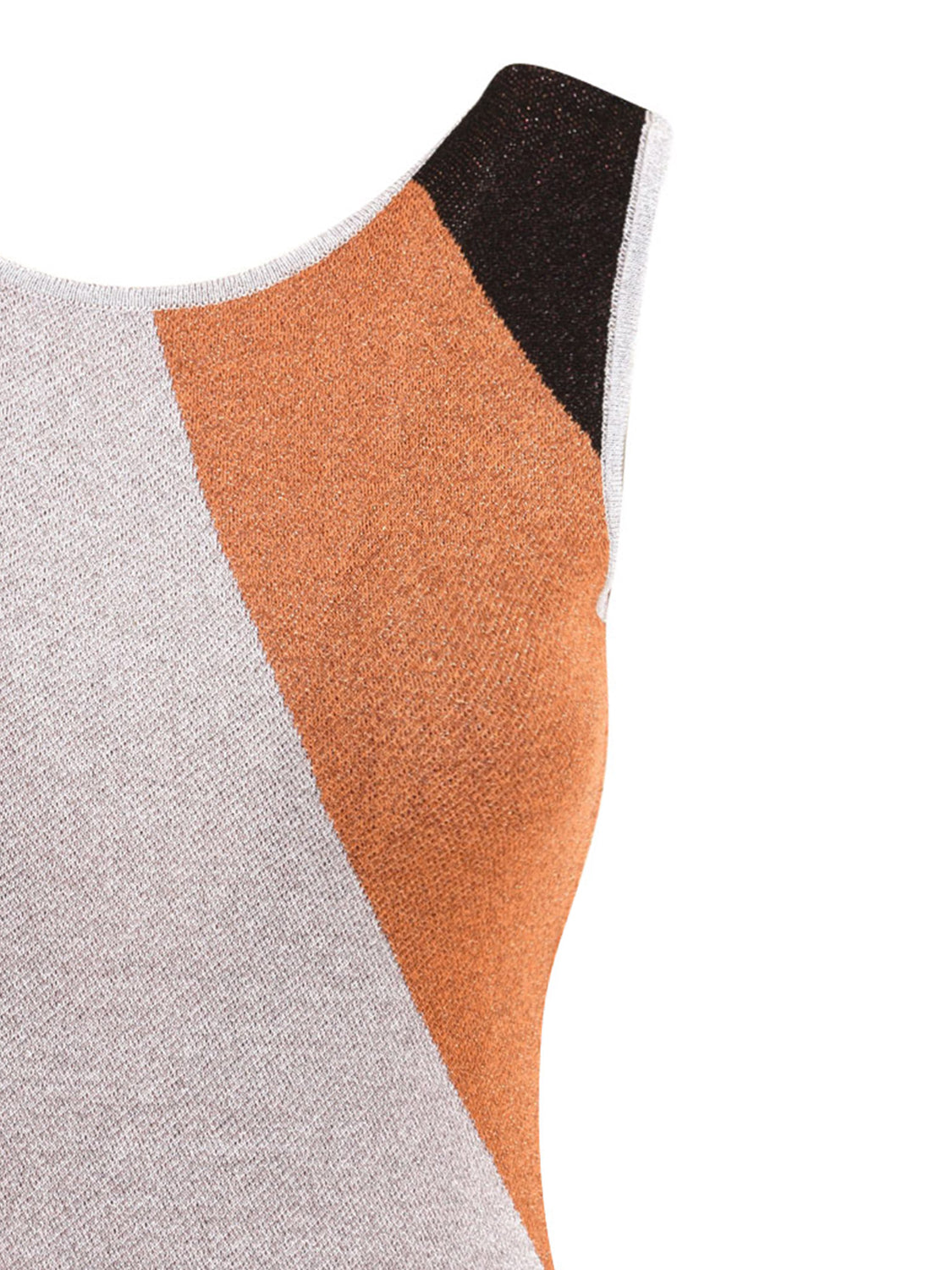Abito lungo jacquard waves AKEP Donna - Multicolore