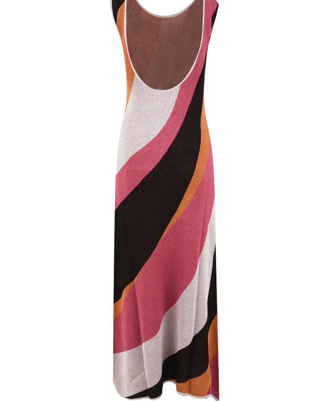 Abito lungo jacquard waves AKEP Donna - Multicolore