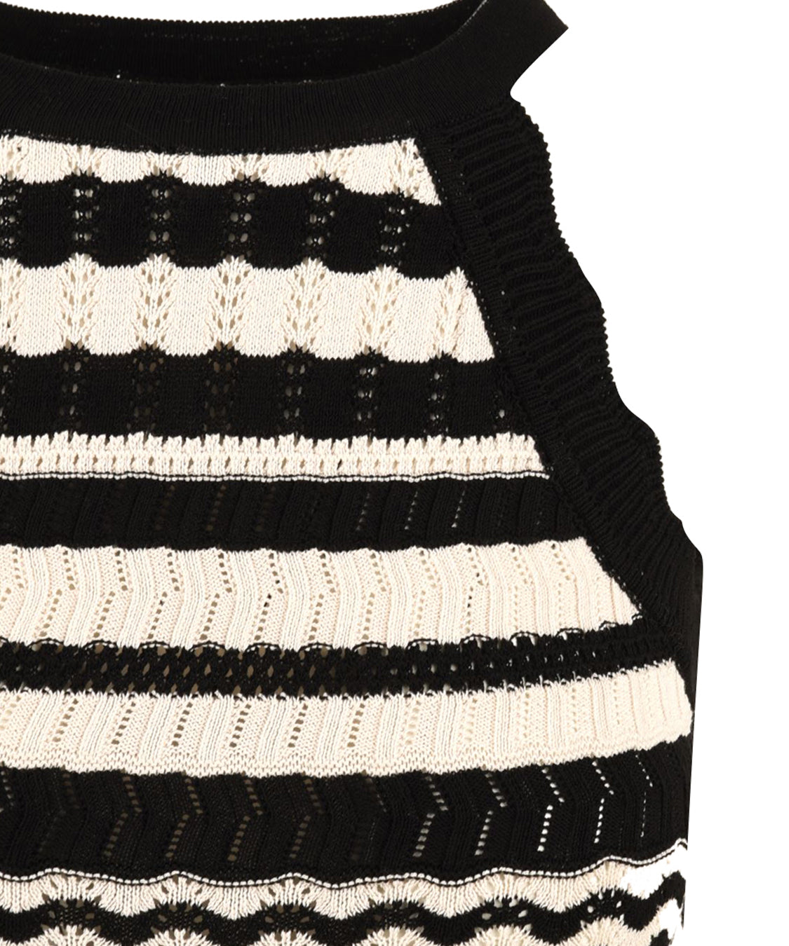 Abito lungo lace bicolor AKEP Donna - Nero