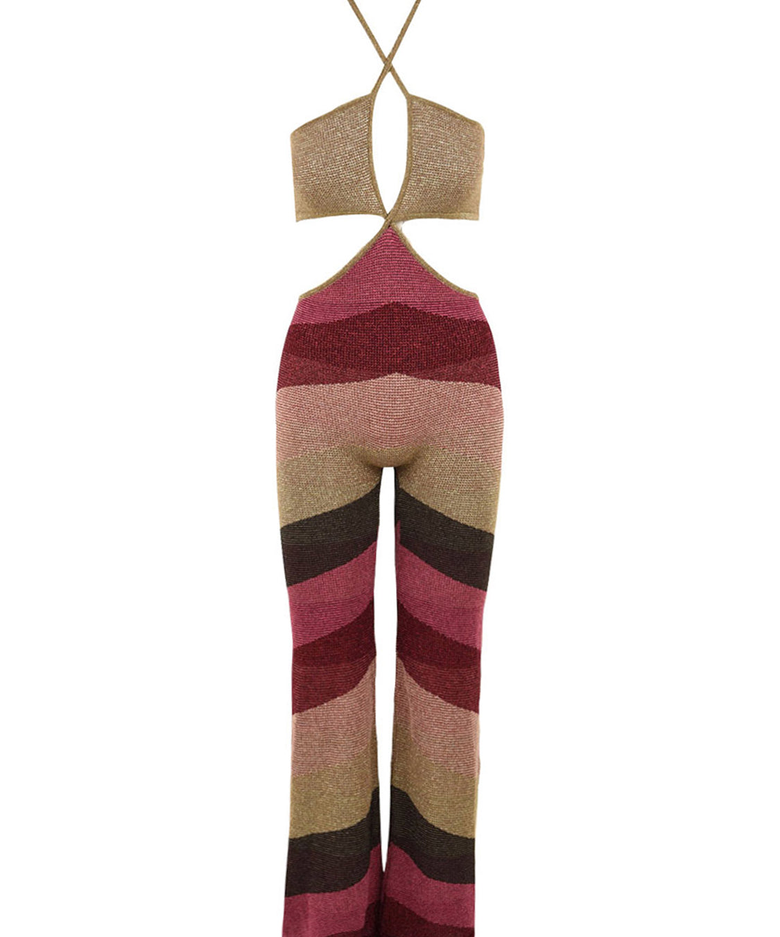 Jumpsuit chevron lurex AKEP Donna - Multicolore