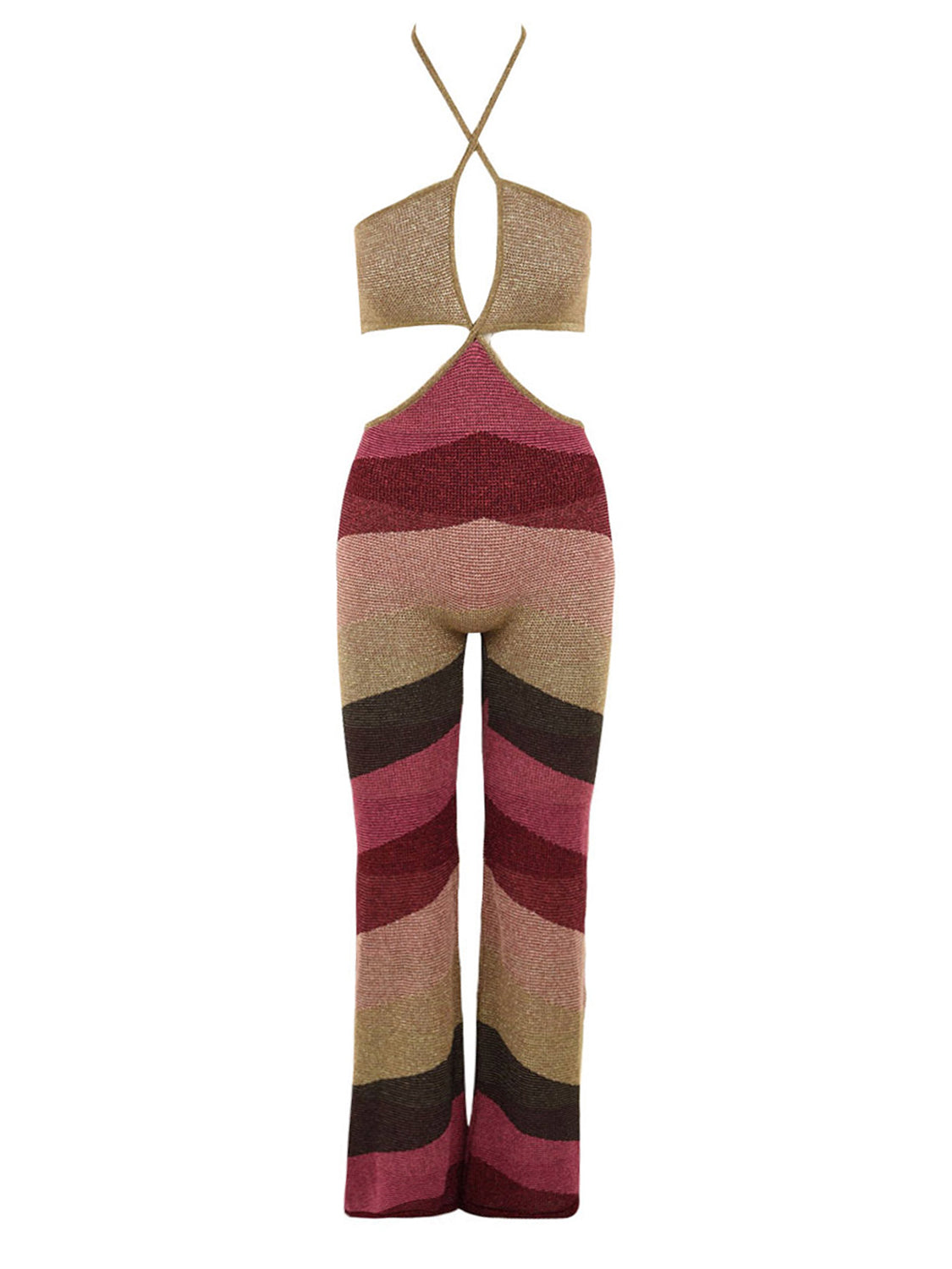 Jumpsuit chevron lurex AKEP Donna - Multicolore