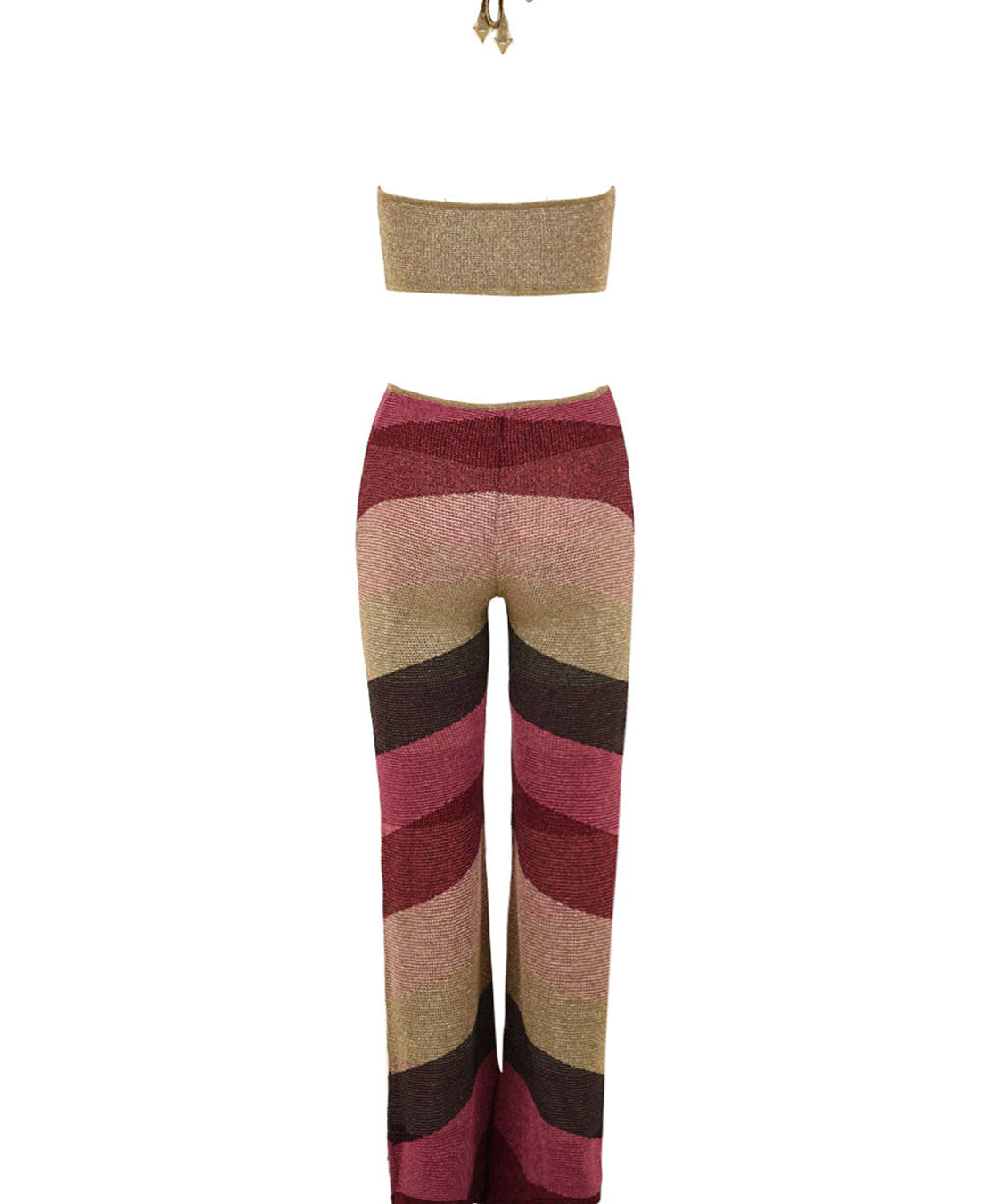 Jumpsuit chevron lurex AKEP Donna - Multicolore