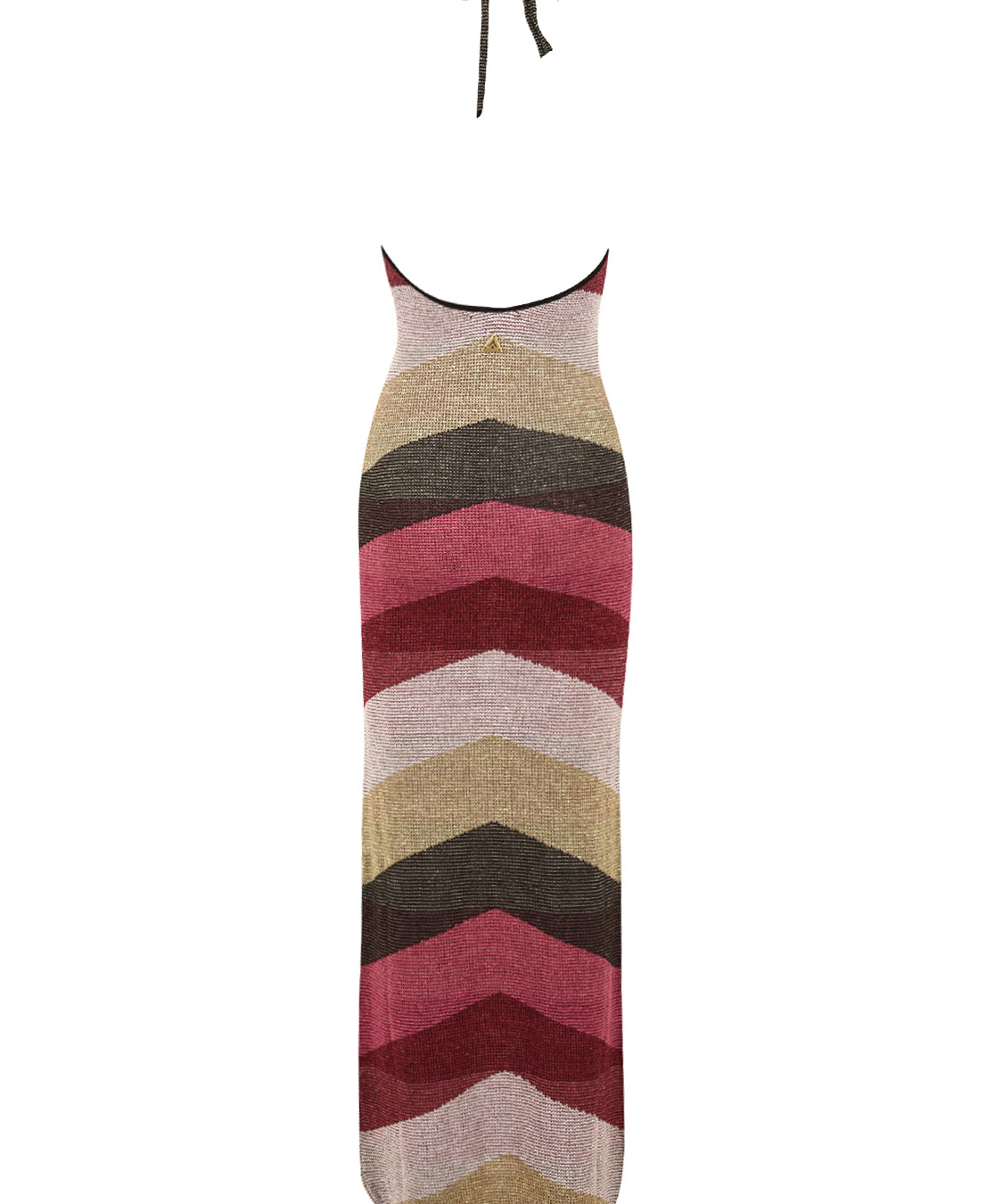 Abito lungo chevron lurex AKEP Donna - Multicolore