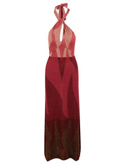 Abito lungo smanicato lurex AKEP Donna - Multicolore