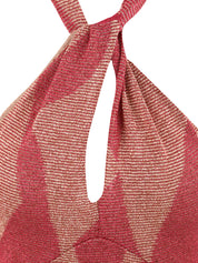 Abito lungo smanicato lurex AKEP Donna - Multicolore