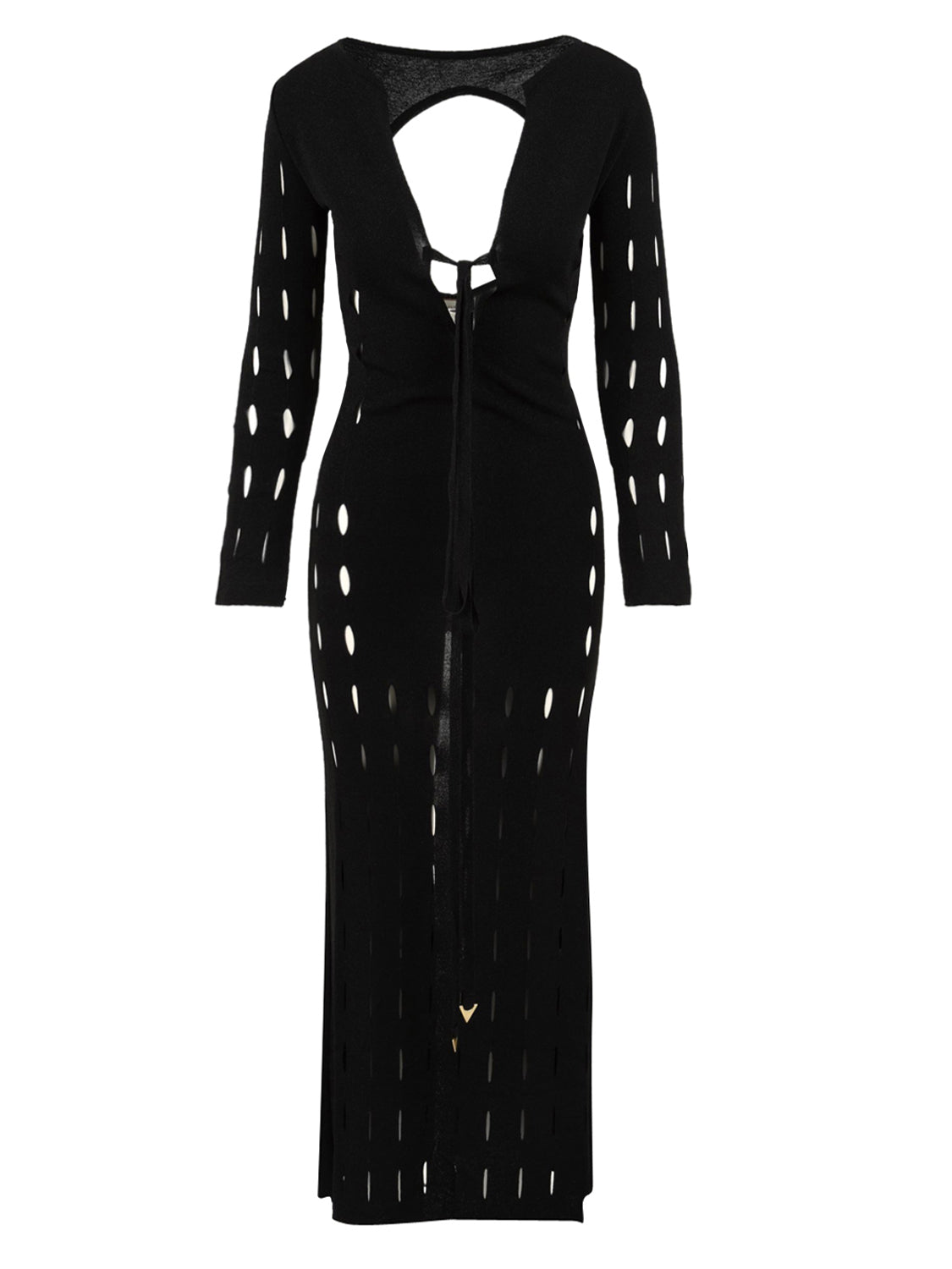 Abito lungo cut design AKEP Donna - Nero